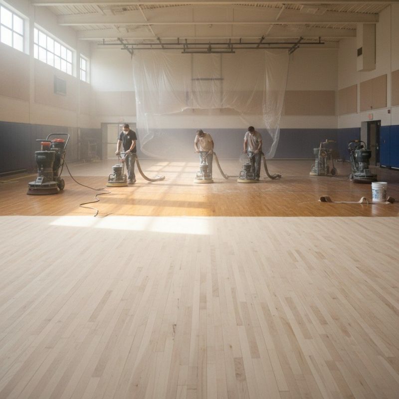 Rubber Gym Floor Repair