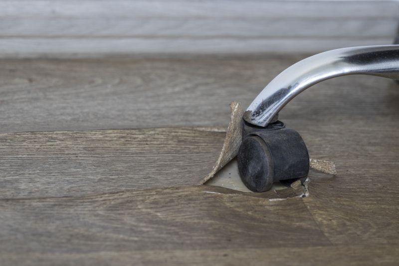 Damaged Rubber Flooring